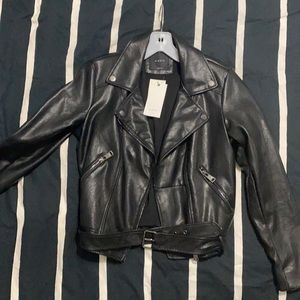 Faux Leather Jacket